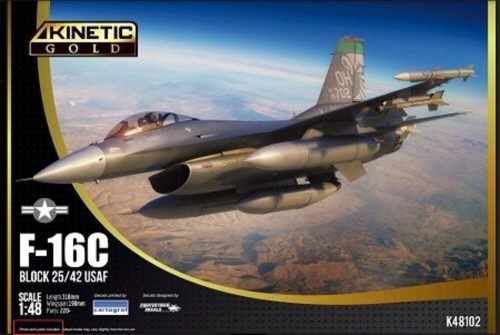 Kinetic F-16C BLK 25 USAF 1:48 (K48102)