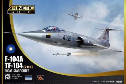 Kinetic Taiwan F-104A /TF-104 1:48 (K48134)