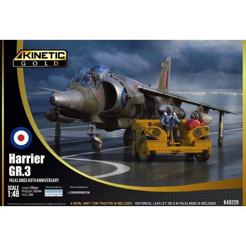 Kinetic Harrier GR3 40 ANN Falkl 1:48 (K48139)