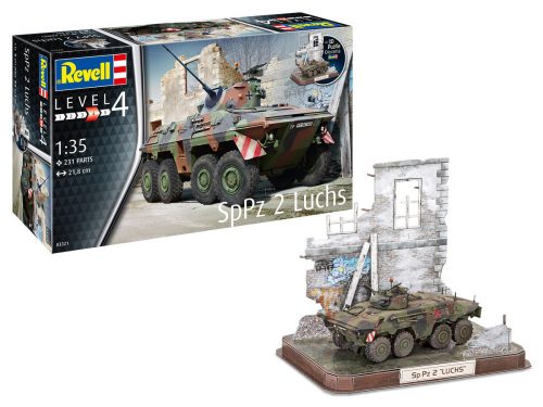 Revell SpPz2 Luchs & 3D Puzzle Diorama 1:35 (03321)