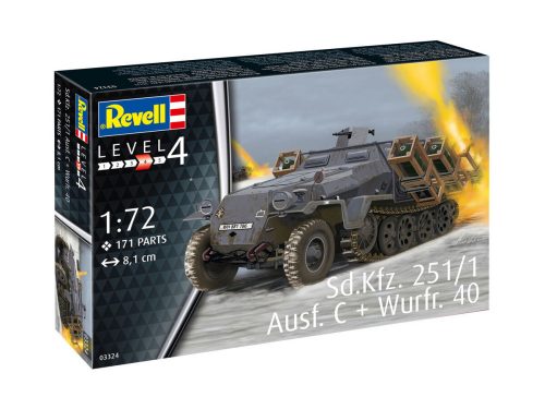 Revell Sd.Kfz. 251/1 Ausf. C + Wurfr. 40 1:72 (3324)