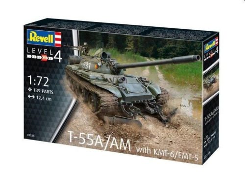 Revell T-55A/AM with KMT-6/EMT-5 1:72 (03328)