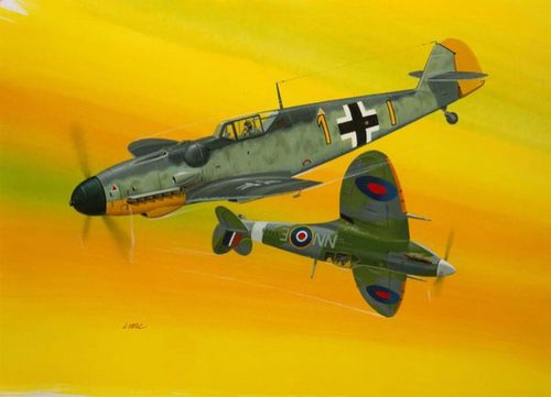 Revell Combat Set Bf109G-10 & Spitfire 1:72 (03710)