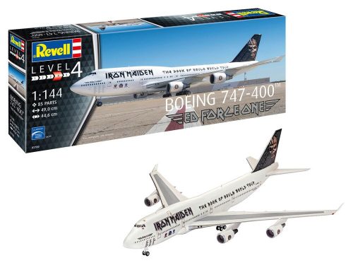 Revell IRON MAIDEN Ed Force One - Boeing 747-400 1:144 (03780)