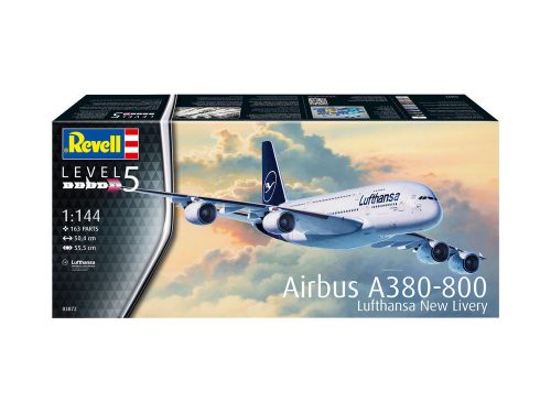 Revell Airbus A380-800 Lufthansa New Li 1:144 (03872)