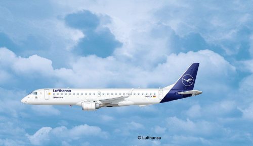 Revell Embraer 190 Lufthansa New Livery 1:144 (03883)