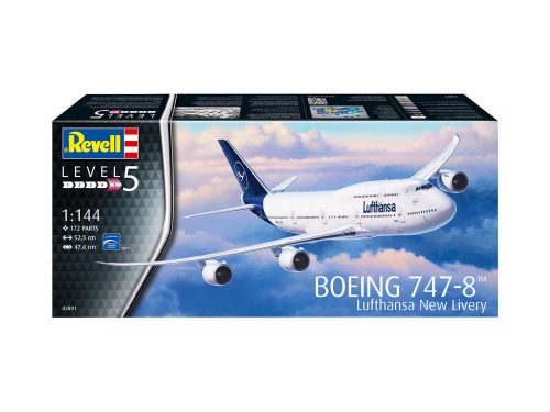 Revell Boeing 747-8 LufthansaNew Liver 1:144 (03891)