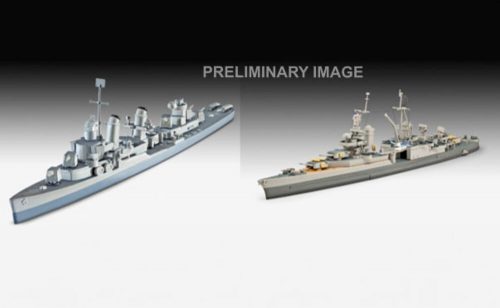 Revell Pacific Warriors (USS Fletcher & USS Indianapolis) 1:700 (05644)