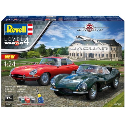 Revell Gift Set 100 th Anniversary Jaguar 1:24 (05667)