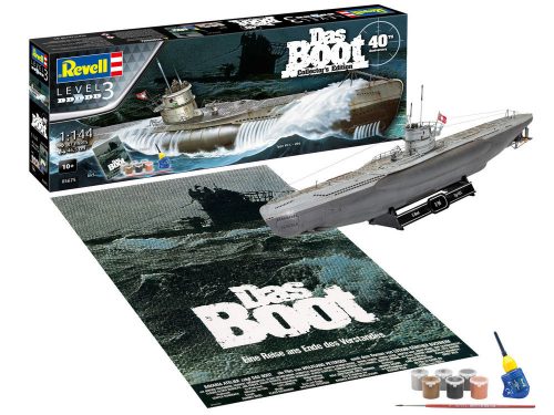 Revell Gift Set Das Boot Collector's Edition 40th Anniversary 1:144 (05675)