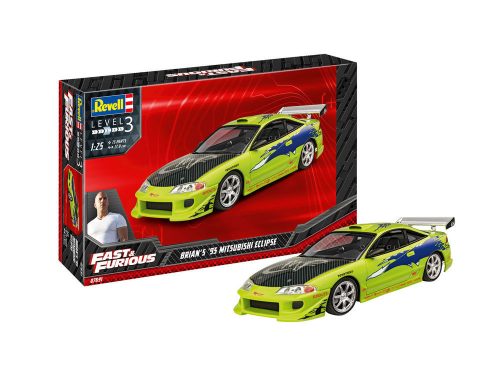 Revell Fast & Furious Brian's 1995 Mitsubishi Eclipse 1:25 (07691)