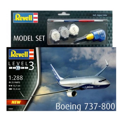 Revell Model Set Boeing 737-800 1:288 (63809)