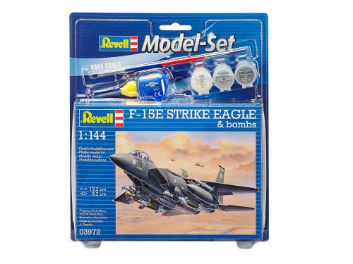 Revell Model Set F-15E STRIKE EAGLE & b 1:144 (63972)