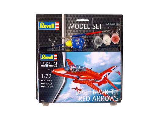 Revell Model Set BAe Hawk T.1 Red Arrow 1:72 (64921)