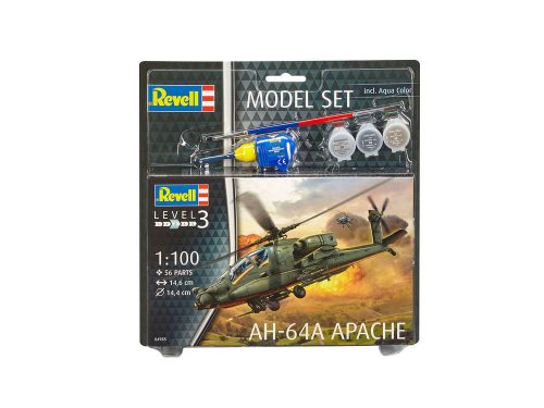 Revell Model Set AH-64A Apache 1:100 (64985)