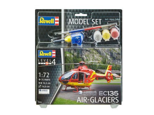 Revell Model Set EC135 AIR-GLACIERS 1:72 (64986)