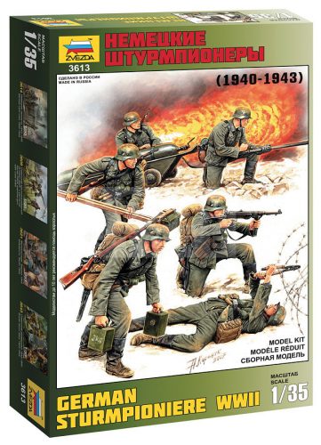 Zvezda German Sturmpioniere WWII 1:35 (3613)