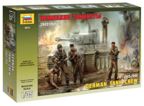 Zvezda German Tank Crew 1943-45 1:35 (3614)