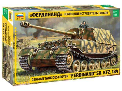 Zvezda Sd. Kfz. 184 Ferdinand Tiger makett 1:35 (3653)