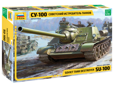 Zvezda SU-100 Soviet Tank Destroyer 1:35 (3688)