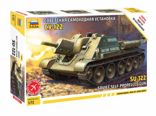 Zvezda SU-122 Soviet Self Propelled Gun 1:72 (5043)