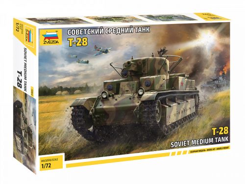 Zvezda T-28 Soviet Medium Tank 1:72 (5064)