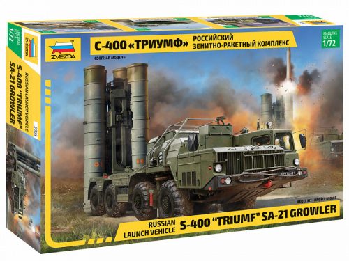 Zvezda S-400 "Triumf" SA-21 Growler Russian Lanch Vehicle 1:72 (5068)