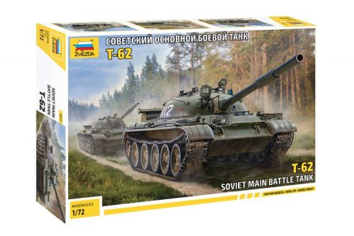 Zvezda T-62 Soviet Tank 1:72 (5077)