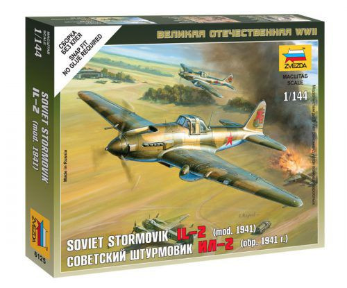 Zvezda Soviet Stormovik IL-2 mod. 1941 1:144