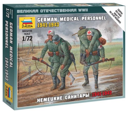 Zvezda German Medical Personnel 41-43 1:72 (6143)