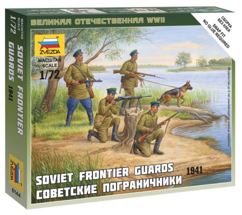 Zvezda Soviet Frontier Guard Military small set 1:72 (6144)