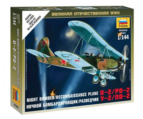 Zvezda Soviet Plane PO-2 1:144 (6150)