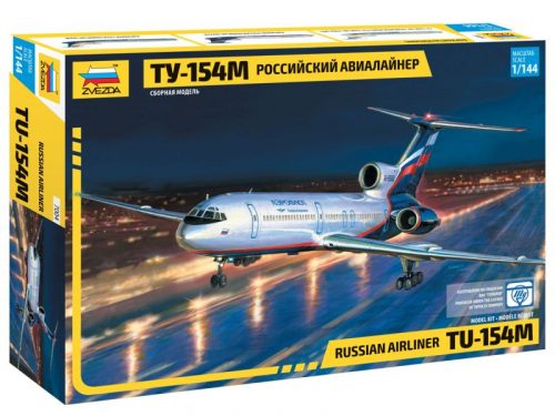 Zvezda Tupolev Tu-154M Russian Airliner 1:144 (7004)