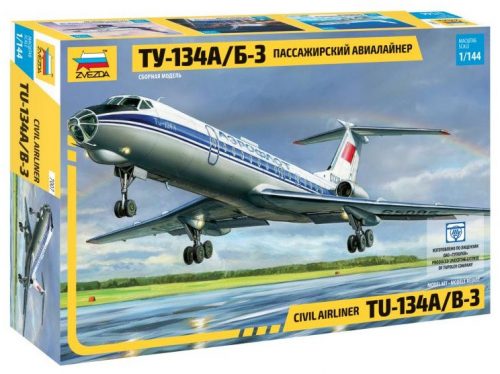 Zvezda Tupolev Tu-134 A/B-3 1:144 (7007)