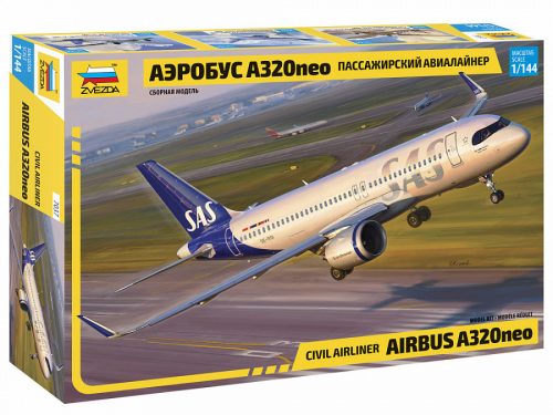 Zvezda Airbus A320 NEO 1:144 Civil Airliner (7037)