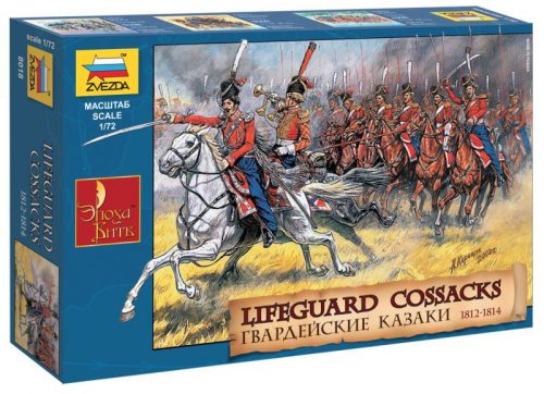 Zvezda Russian Lifeguard Cossacks 1812-1814 1:72 (8018)