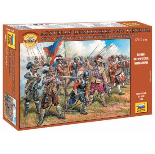 Zvezda 1:72 Austrian Musketeers and Pikemen XVII (8061)