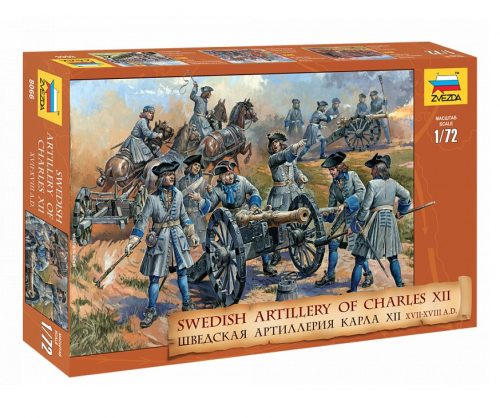 Zvezda Swedish Artillery of Charles XII 1:72 (8066)