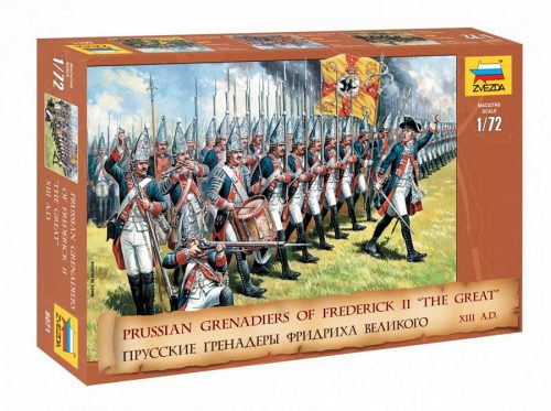 Zvezda Prussian Grenadiers of Frederick 11 The Great 1:72 (8071)