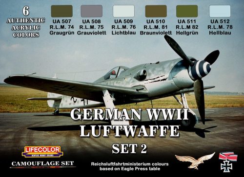 Lifecolor German Luftwaffe set 2  (CS07)