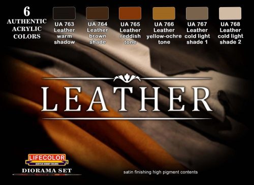 Lifecolor LEATHER, 6 x 22 ml (CS30)