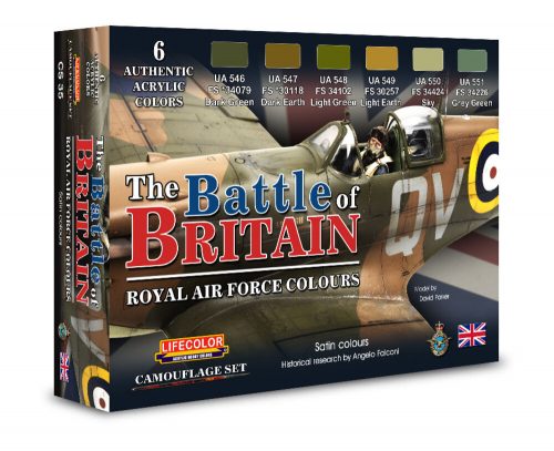 Lifecolor Battle Of Britain, Royal Air Force Colors 6 x 22 ml (CS35)