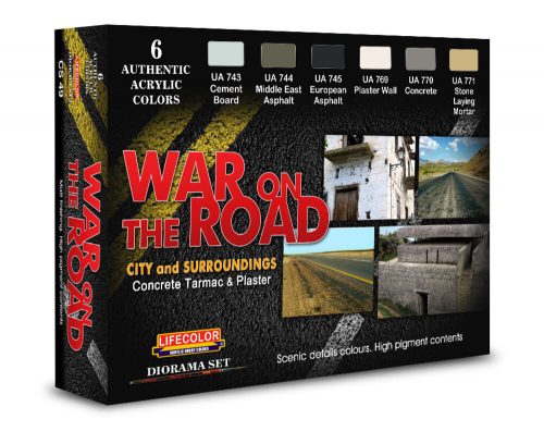 Lifecolor War On The Road – Concrete Tarmac & Plaster 6 x 22 ml (CS49)