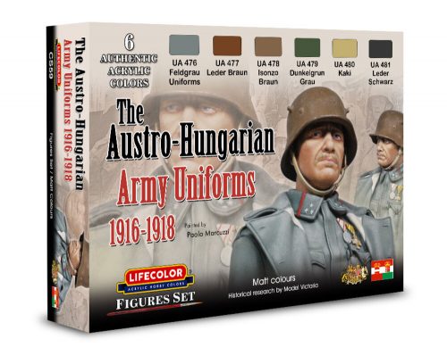 Lifecolor The Austro-Hungarian Army Uniforms 1916-1918 6 x 22 ml (CS59)