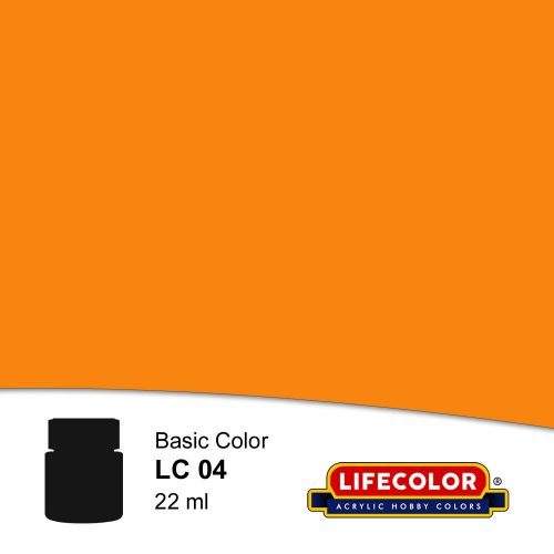 Lifecolor Matt Dark Yellow Acrylic Paint 22 ml (NLC04)