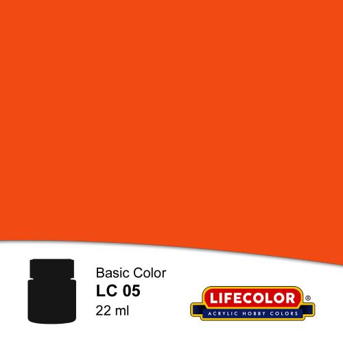 Lifecolor Matt Orange Acrylic Paint 22 ml (NLC05)