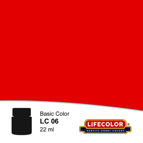 Lifecolor Matt Red Acrylic Paint 22 ml (NLC06)