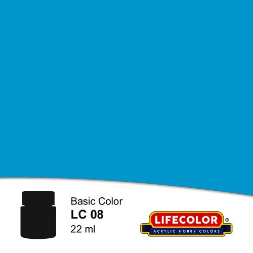 Lifecolor Matt Pale Blue Acrylic Paint 22 ml (NLC08)