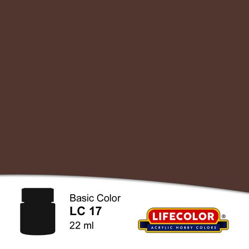 Lifecolor Matt Brown Acrylic Paint 22 ml (NLC17)