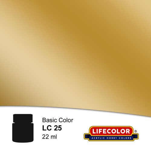 Lifecolor Matt Gold Acrylic Paint 22 ml (NLC25)